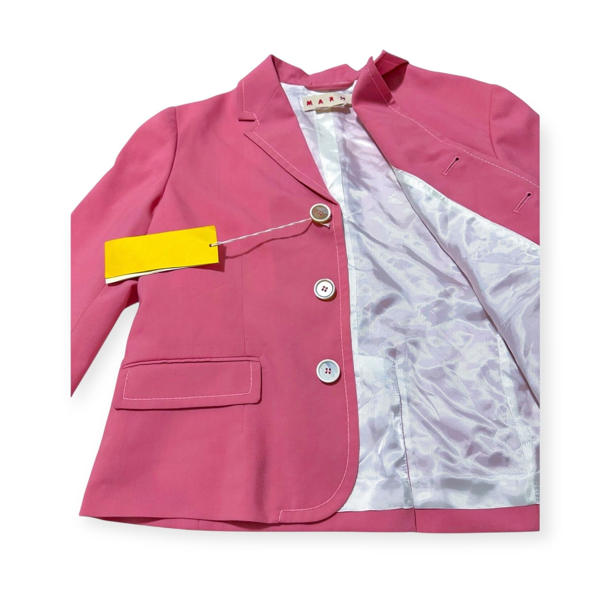 Marni Marni Pink Tailored virgin wool jacket, Size 44 Italy, New Size M / US 6-8 / IT 42-44 - 10 Thumbnail