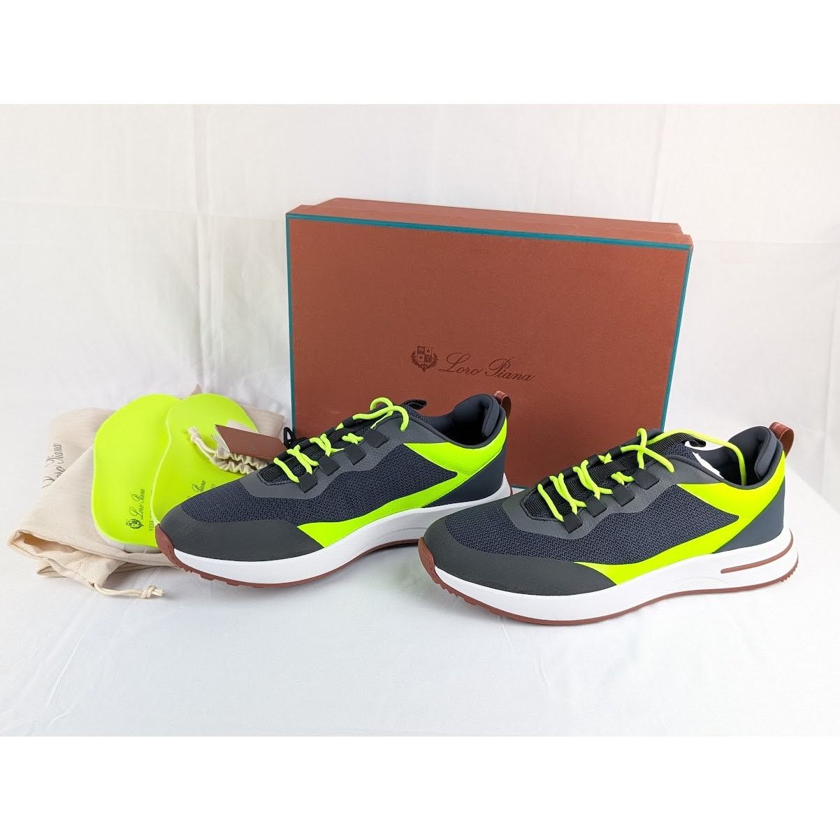 Loro Piana o1rshd1 Week_End Walk Mesh Tenis Low top Sneakers Size US 11 / EU 44 - 12 Thumbnail