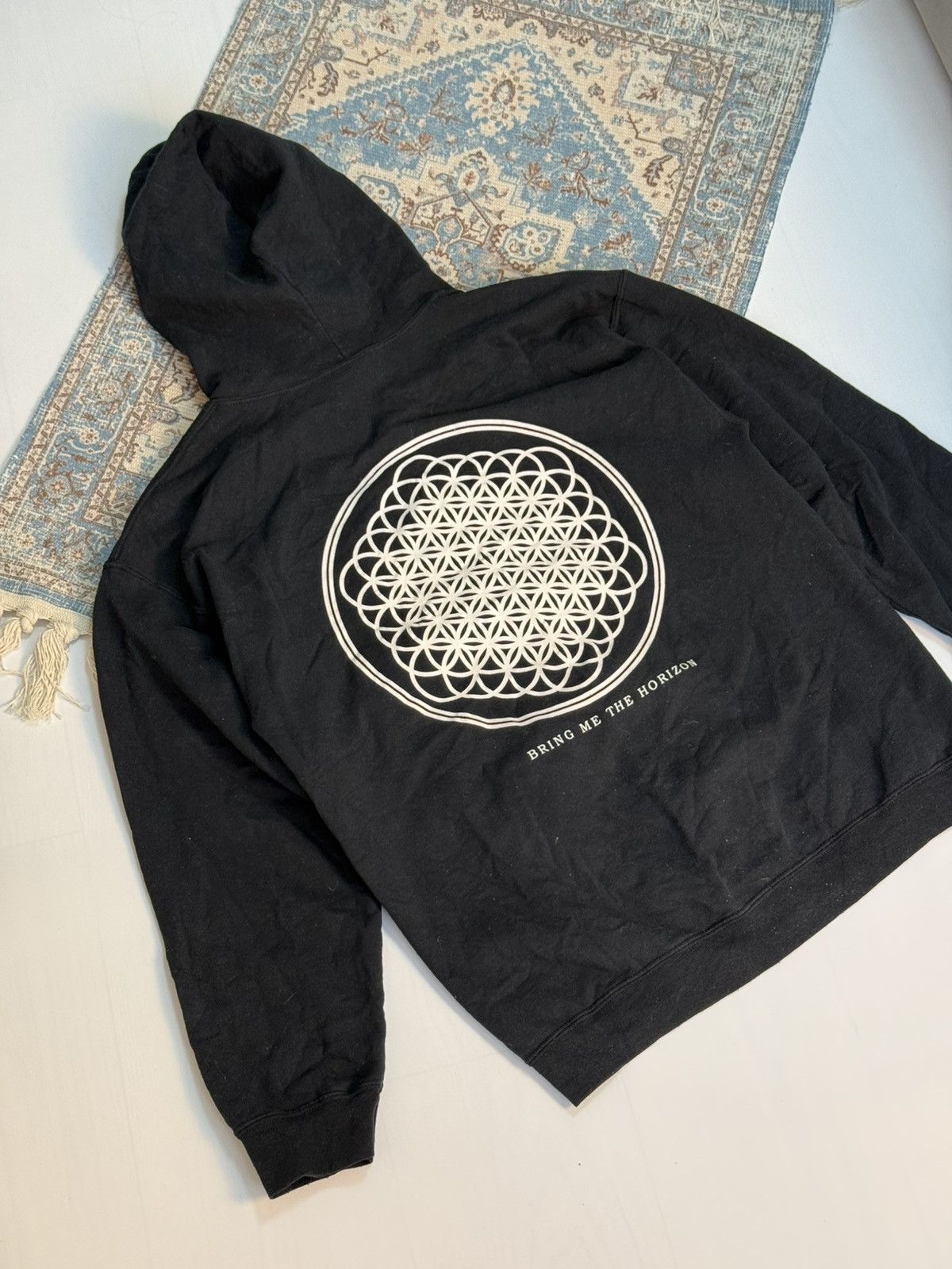 Band Tees Vintage 00s Bring Me The Horizon Zip Hoodie Size US L / EU 52-54 / 3 - 1 Thumbnail