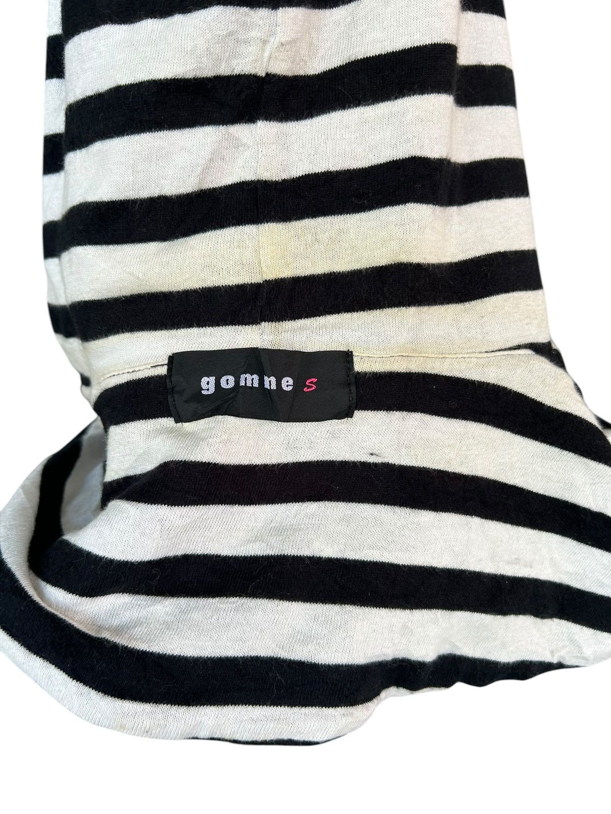 Japanese Brand × Kapital × Vintage Japanese Stripe Big Balaclava Scarf Hoodie Reversible Size ONE SIZE - 9 Thumbnail