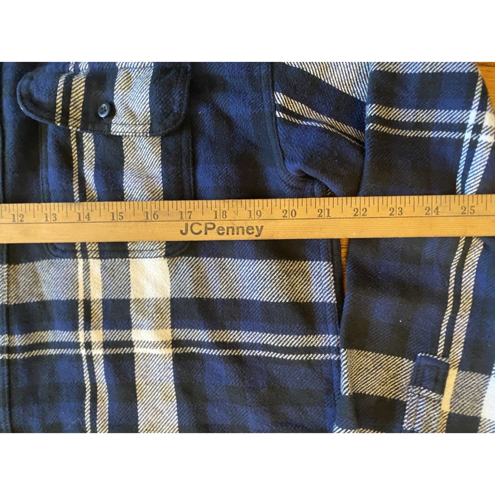 American Eagle Outfitters American Eagle Shirt Mens M Blue Flannel Detachable Hood Size US M / EU 48-50 / 2 - 6 Thumbnail