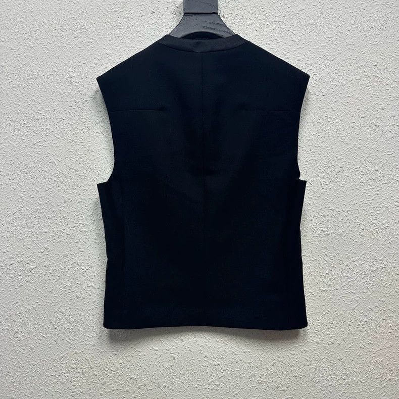 Dior Dior Black Vest Size 46 DY11862-2506 Size US M / EU 48-50 / 2 - 2 Thumbnail