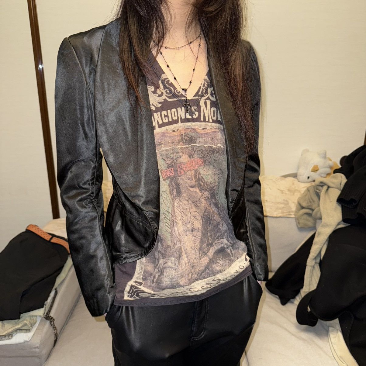 Comme des Garcons COMME DES GARCONS AD2004 BLACK BLAZER SWALLOW TAILED COAT Size US S / EU 44-46 / 1 - 2 Thumbnail