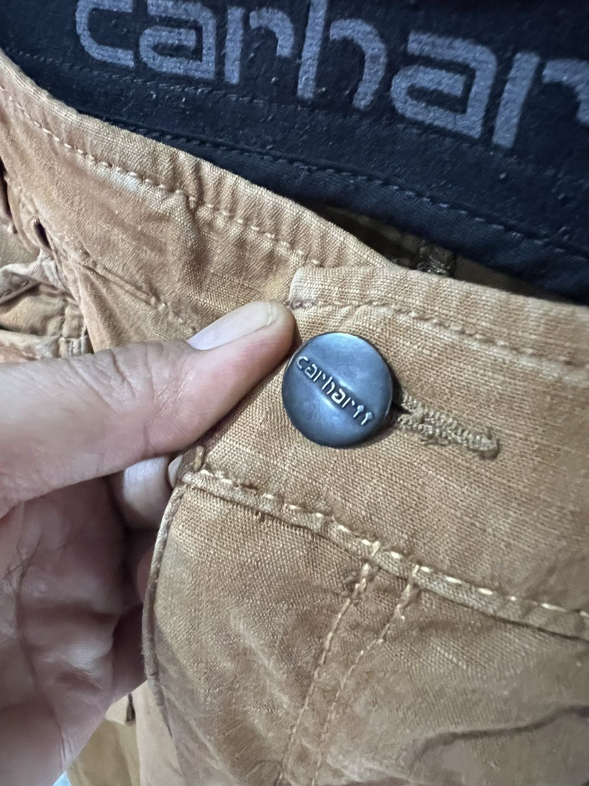 Carhartt 🔥Crazy Rare Carhartt Ripstop Multipockets Double Knee Size US 35 - 13 Thumbnail