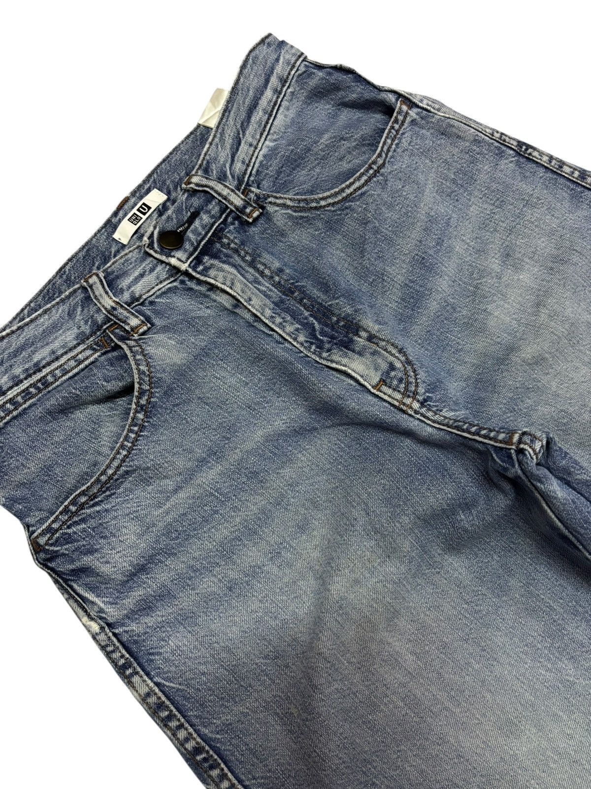 Christophe Lemaire Vtg Christophe Lemaire x Uniqlo Baggy Distressed Jeans Size US 27 - 3 Thumbnail