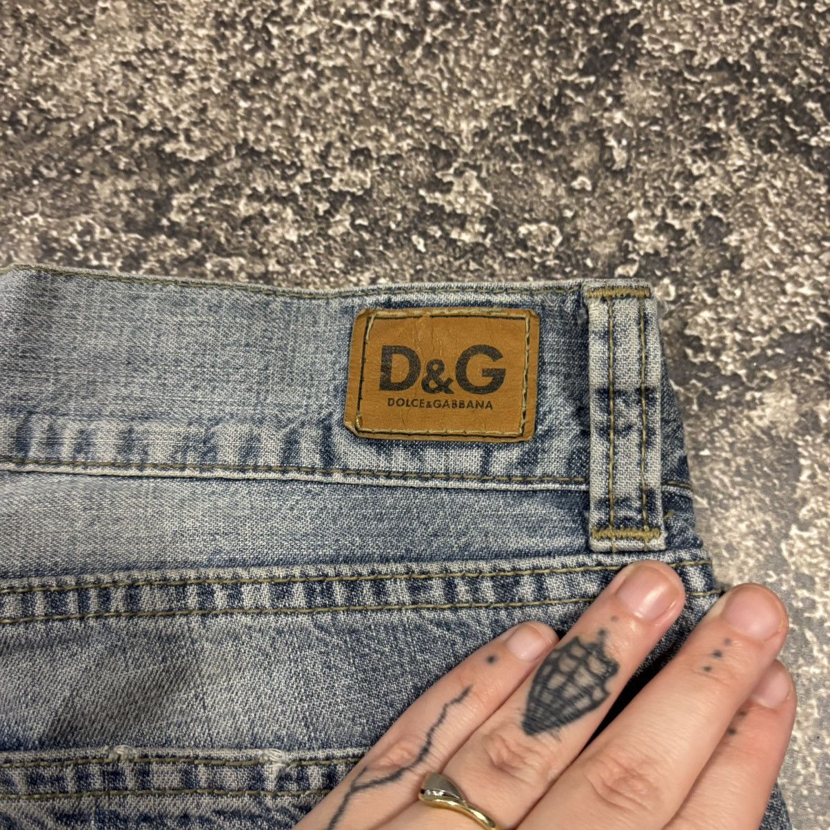 Dolce & Gabbana Vintage Dolce&Gabbana Big Logo Flare Jeans Size 32" / US 10 / IT 46 - 17 Thumbnail