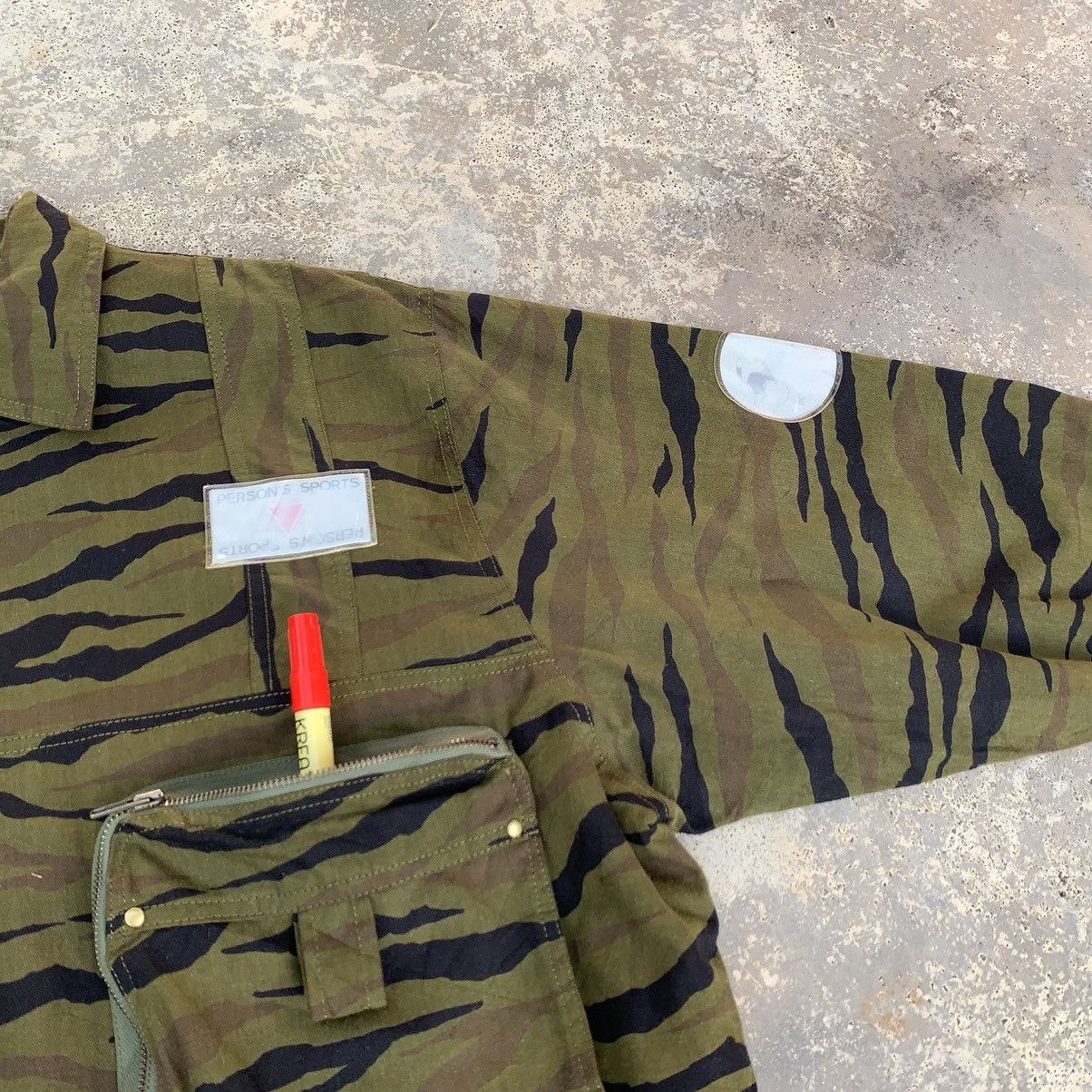 Japanese Brand Vintage 90s Persons sports Camo Bomber Jacket Size US XL / EU 56 / 4 - 10 Thumbnail