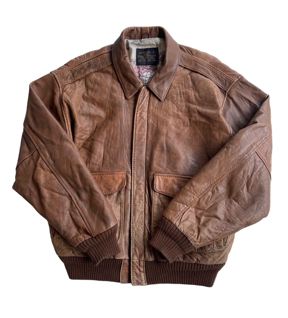 Avirex Avirex Top Gun Type G-1 US Navy Leather Jacket Size US L / EU 52-54 / 3 - 5 Thumbnail