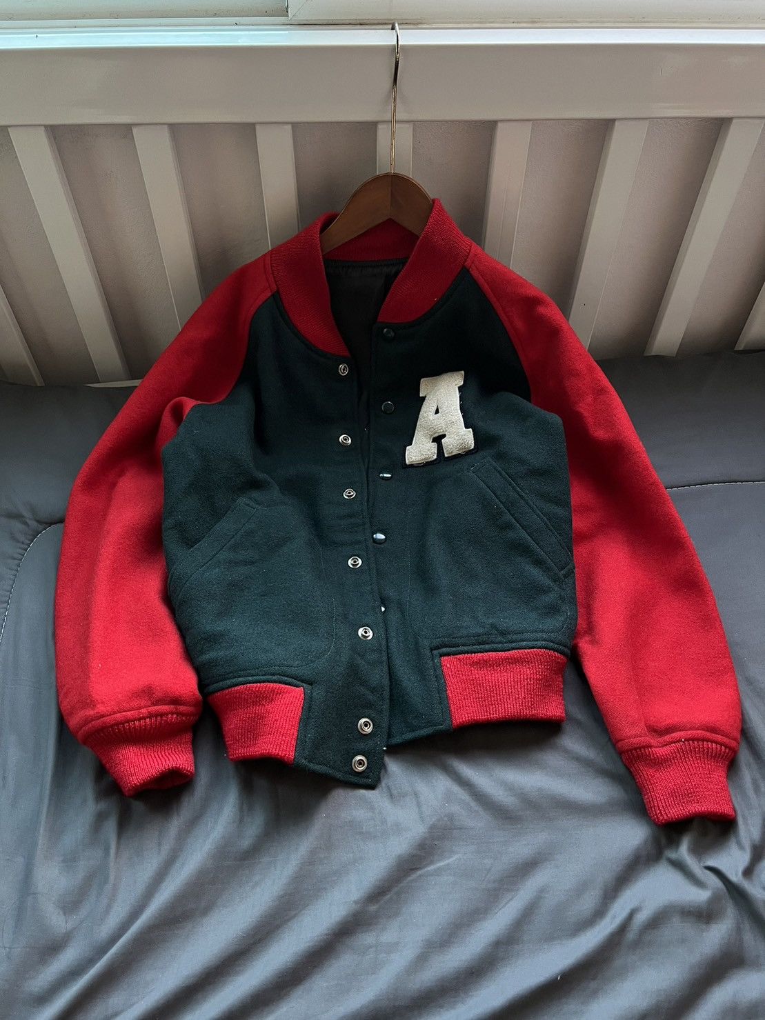 Vintage Vintage Van Wool Varsity Jacket Size US S / EU 44-46 / 1 - 8 Thumbnail