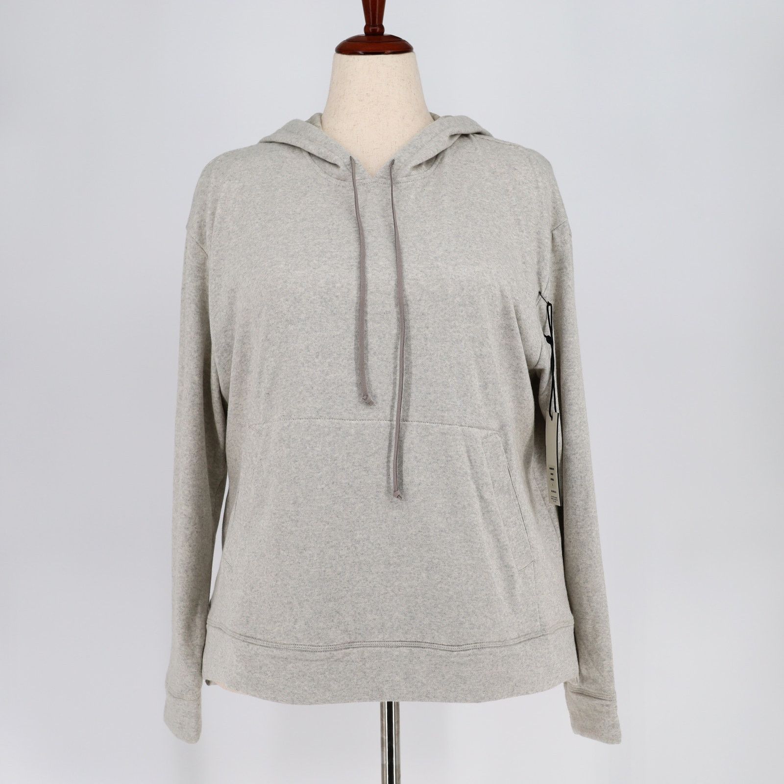 Baldwin Baldwin Women’s Oatmeal Cotton Casual Pullover Hoodie Size L Size L / US 10 / IT 46 - 2 Thumbnail