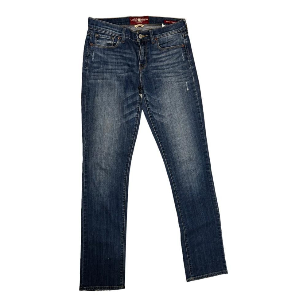 Lucky Brand Lucky Brand l Sofia Straight Leg Medium Wash Jeans Size 28L Size 28" / US 6 / IT 42 - 2 Thumbnail