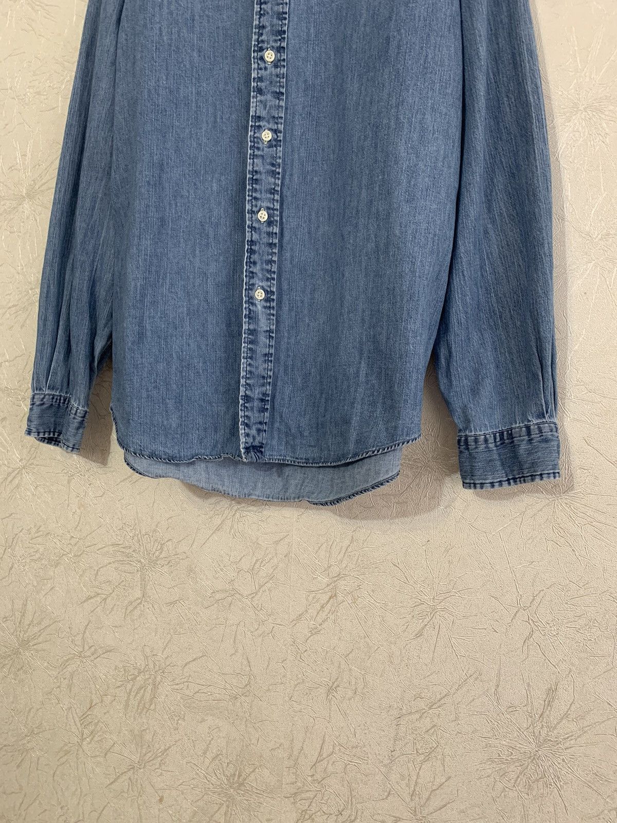 Polo Ralph Lauren × Ralph Lauren Vintage Ralph Lauren Polo Country 1990s Denim Button Shirt L Size US L / EU 52-54 / 3 - 3 Thumbnail