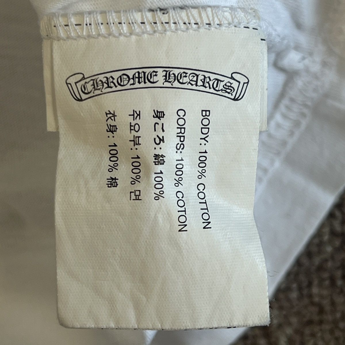 Chrome Hearts × Vintage *Rare* Chrome Hearts Cross Tee Size US S / EU 44-46 / 1 - 20 Thumbnail