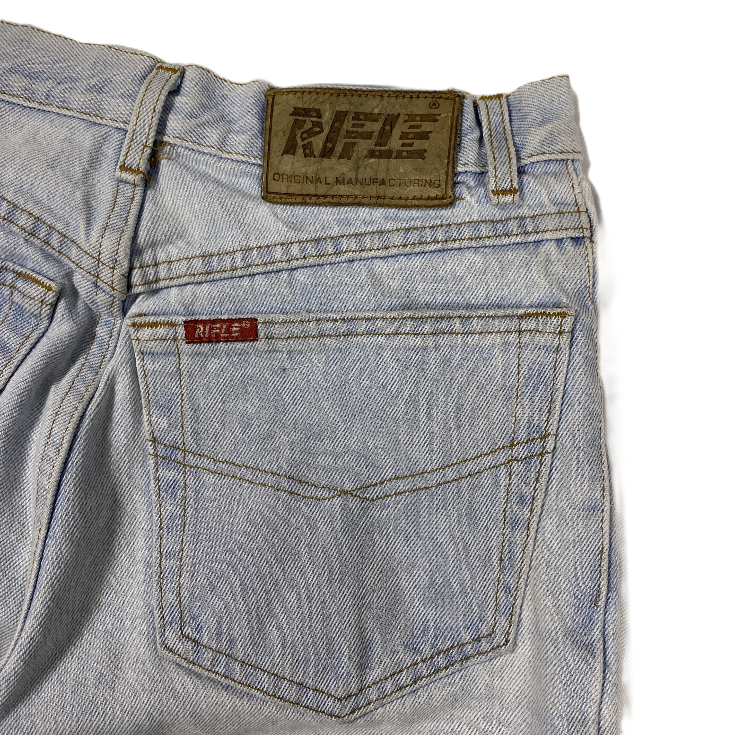RIFLE Vintage Light Wash Rifle Light Wash Jeans 26x30 Size 26" / US 2 / IT 38 - 6 Thumbnail