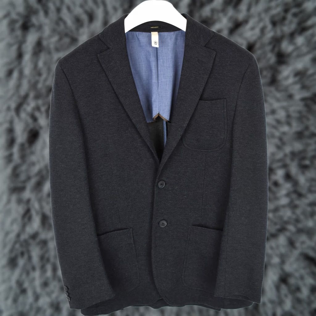 Massimo Dutti Massimo Dutti Blazer Men EU 48 Melange Partly Lined Single-Breasted Grey Size 48R - 1 Thumbnail