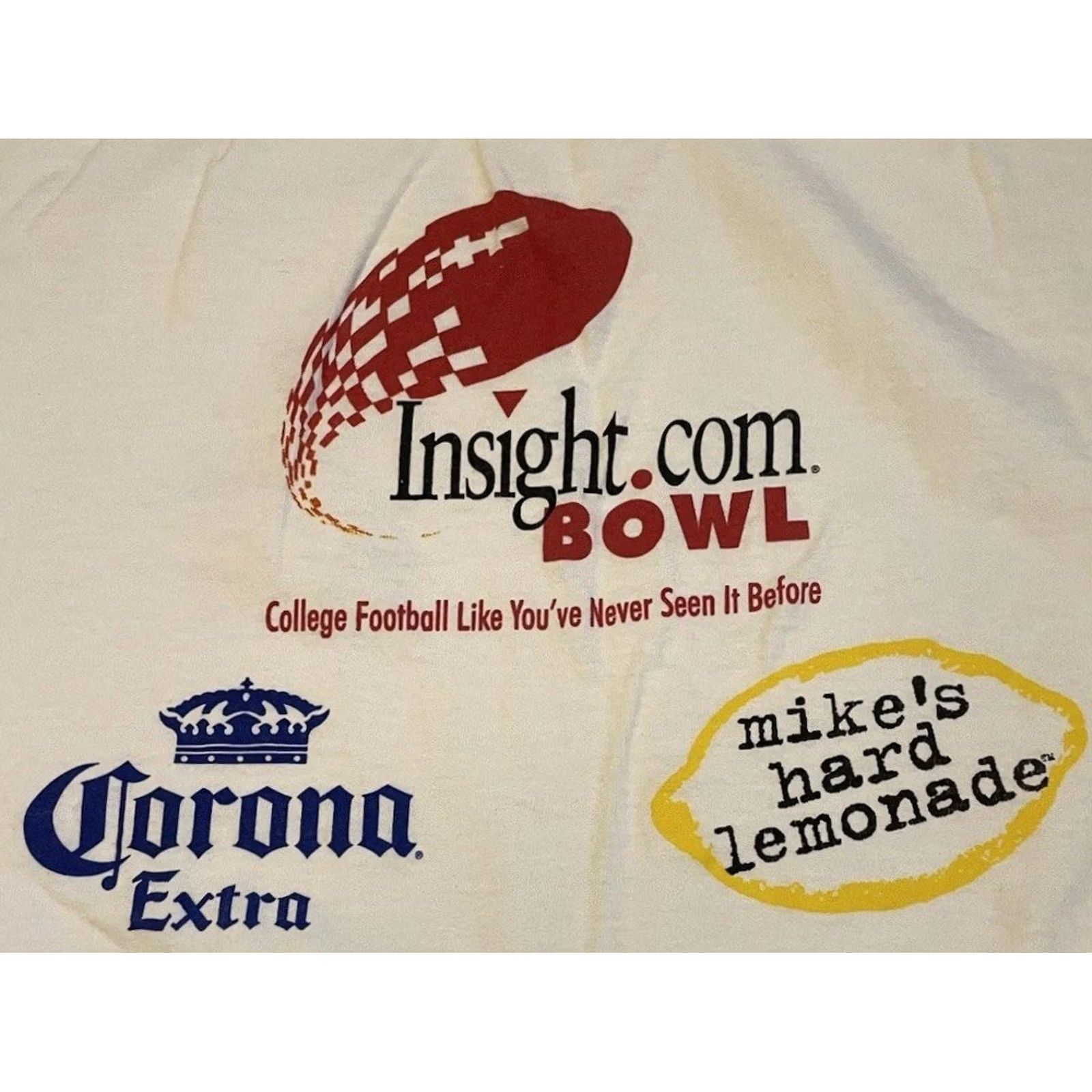 Vintage VINTAGE Insight.com Bowl Mikes Hard Lemonade Shirt XXL White NFT? Size US XXL / EU 58 / 5 - 3 Thumbnail