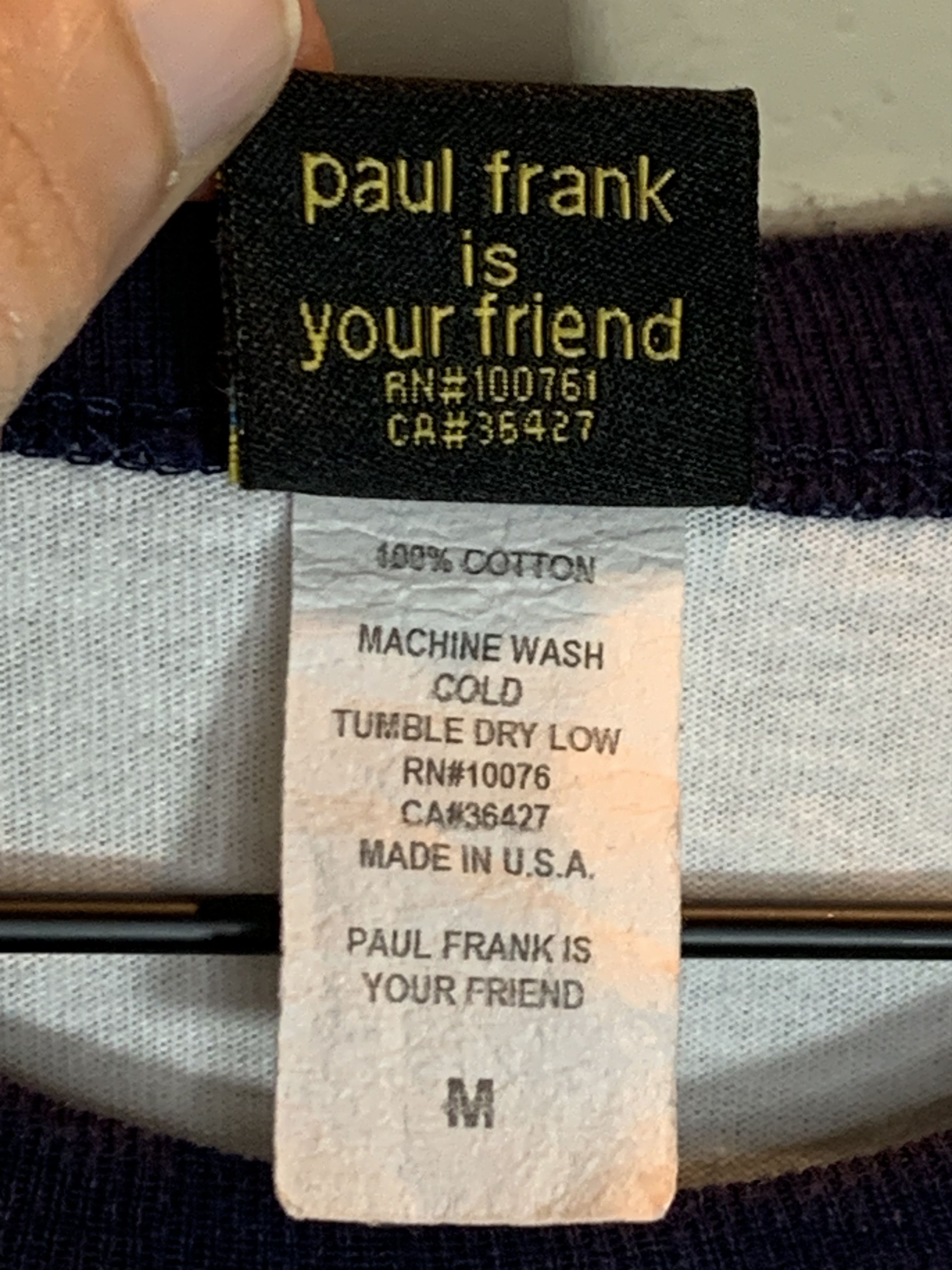 Paul Frank RARE Vintage 90’s Paul Frank Is Your Friend T-Shirt USA-Made Size US M / EU 48-50 / 2 - 7 Thumbnail