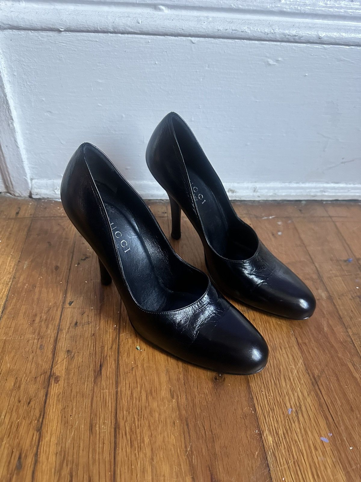 Gucci Gucci leather heels Size US 7.5 / IT 37.5 - 1 Thumbnail