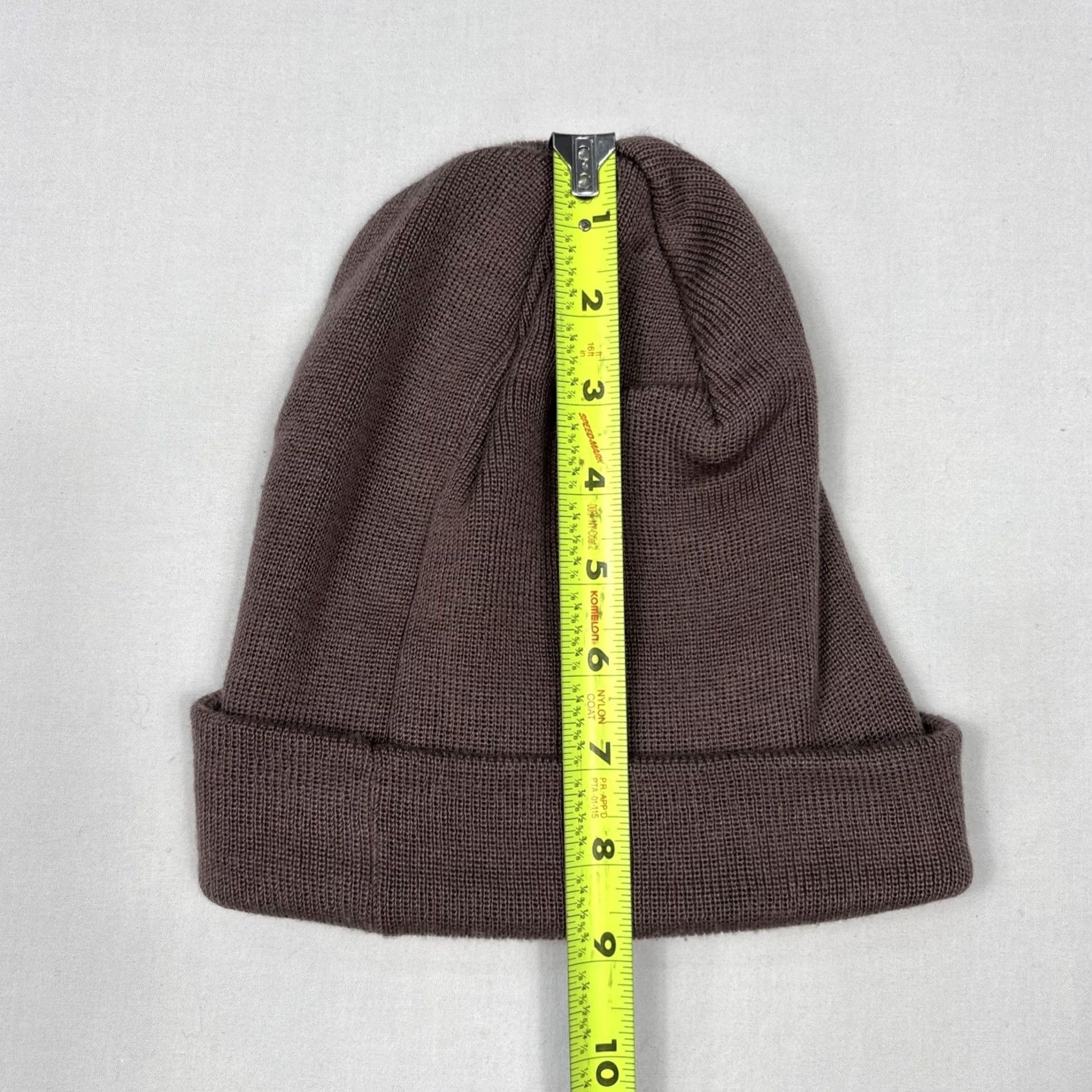 Adidas Adidas Beanie OSFA Knit Acrylic Brown Outdoor Winter Hat Mens Cap GIft Vintage-inspired Size ONE SIZE - 3 Thumbnail