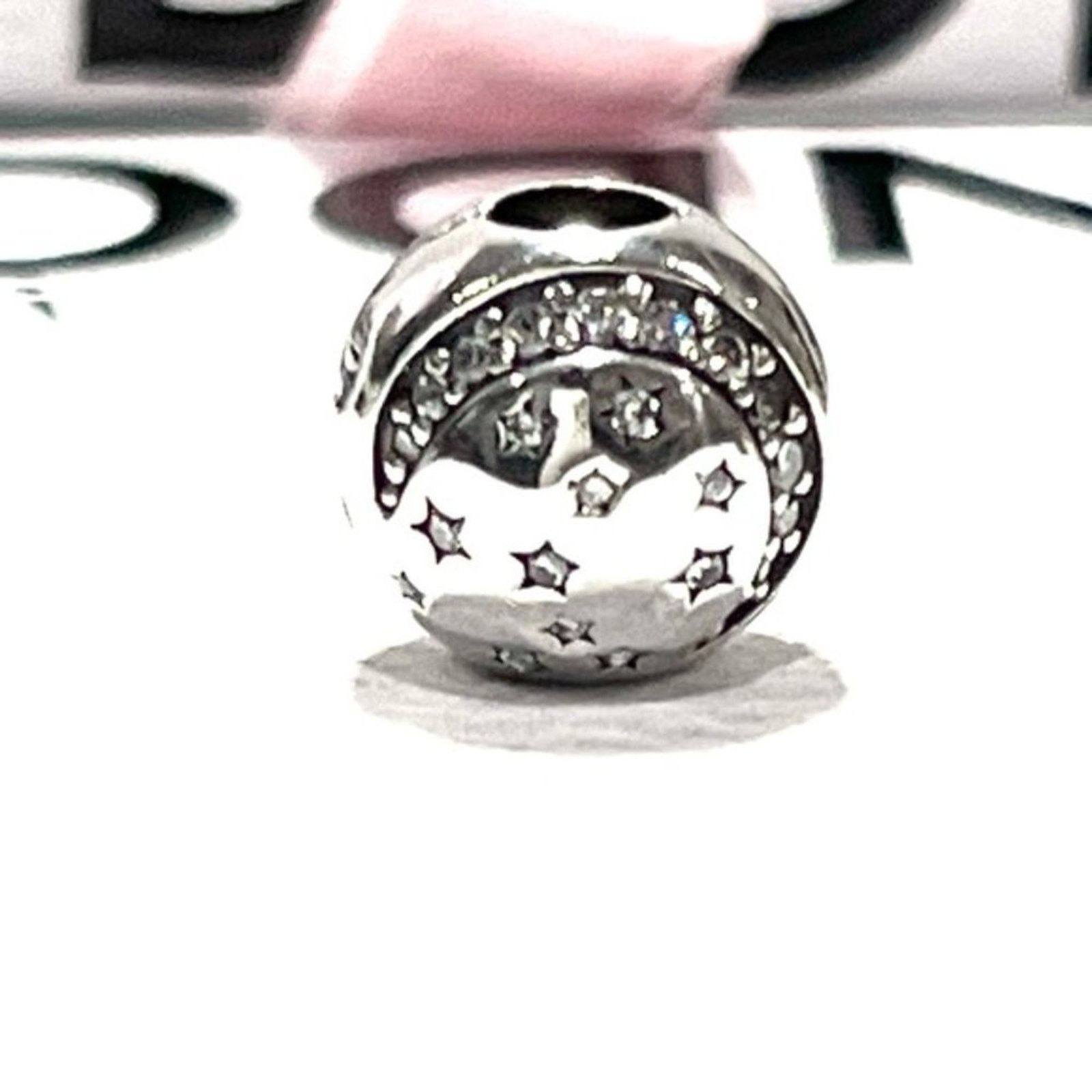 pandora PANDORA Sparkling Moon & Star Clip Charm - 791386CZ Size ONE SIZE - 3 Thumbnail