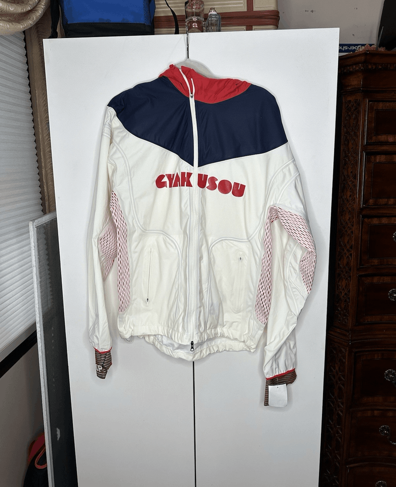 Nike Nike x Gyakusou Gira 3-Layer White Running Jacket Sz Medium Size US M / EU 48-50 / 2 - 1 Thumbnail