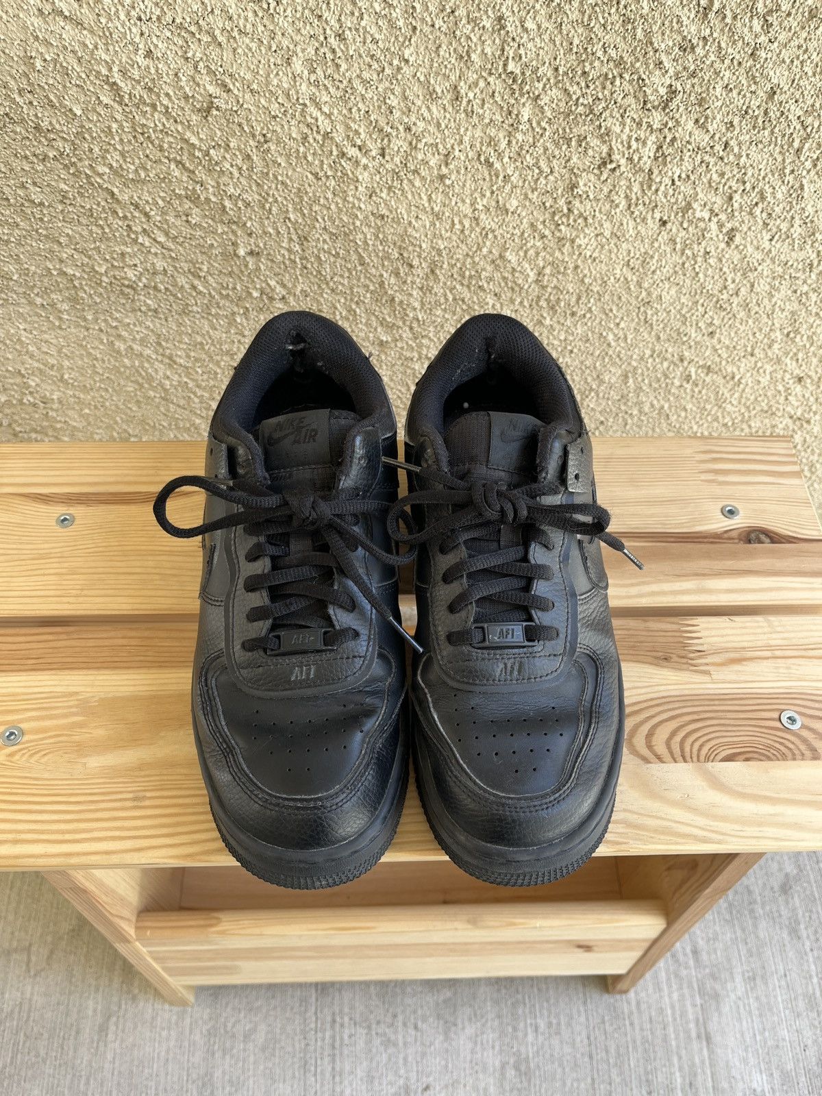 Nike Nike Air Force 1 Low Shadow Triple Black Women’s Size 8 Size US 8 / IT 38 - 6 Thumbnail