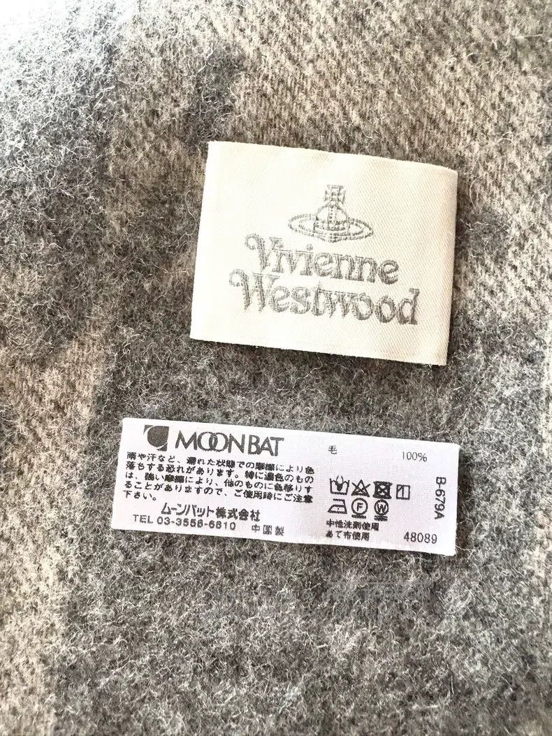 Vivienne Westwood Vivienne Westwood Blue Grey Ice Cream Color Large Saturn L Size ONE SIZE - 5 Thumbnail