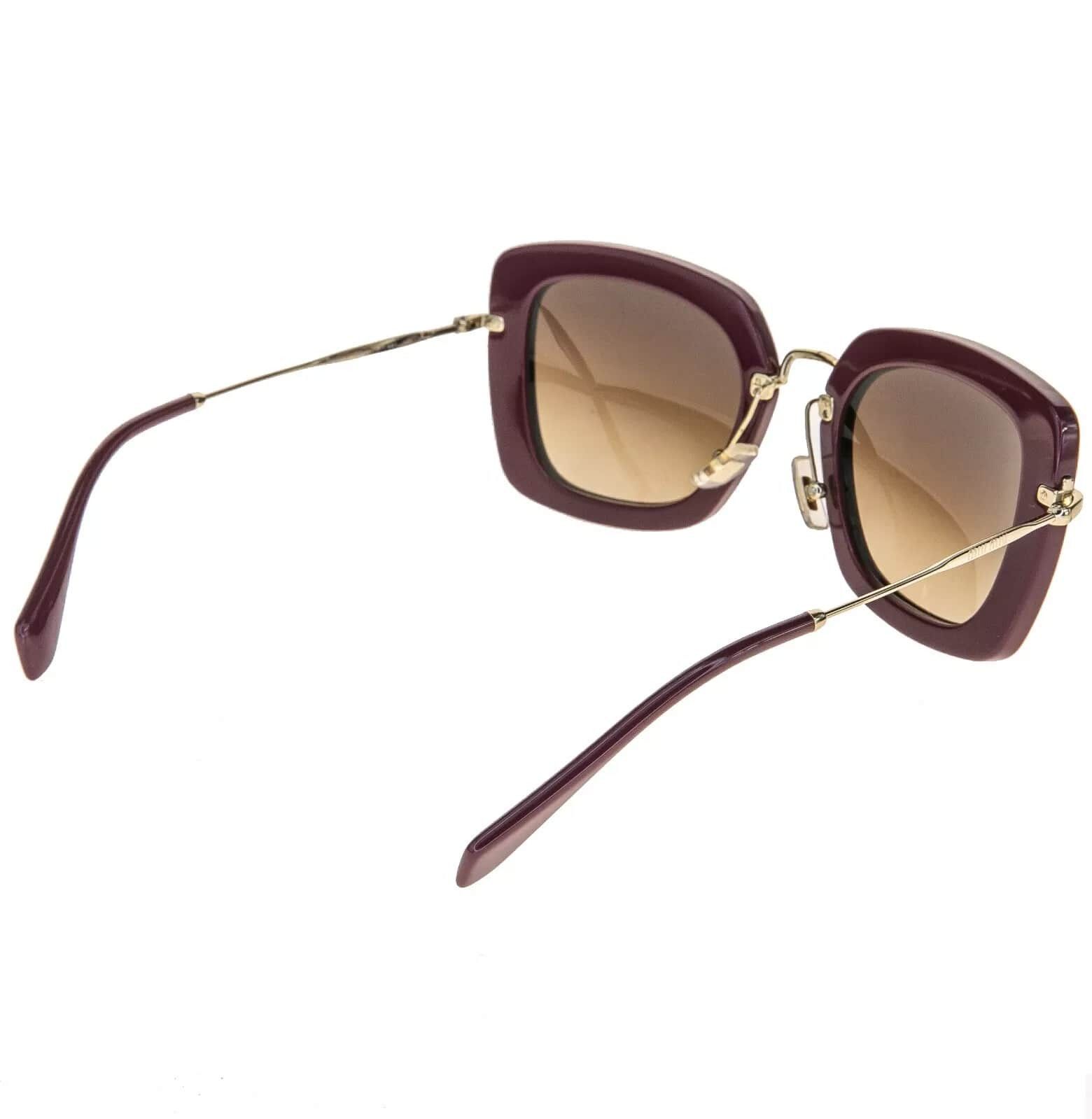 Miu Miu MIU MIU NOIR 07O Foil Purple Square Sunglasses SMU07O Size ONE SIZE - 7 Thumbnail