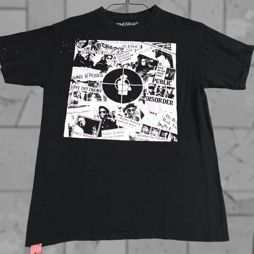 Vintage VINTAGE Public Enemy Shirt S Black Kingsroad Size US S / EU 44-46 / 1 - 1 Thumbnail