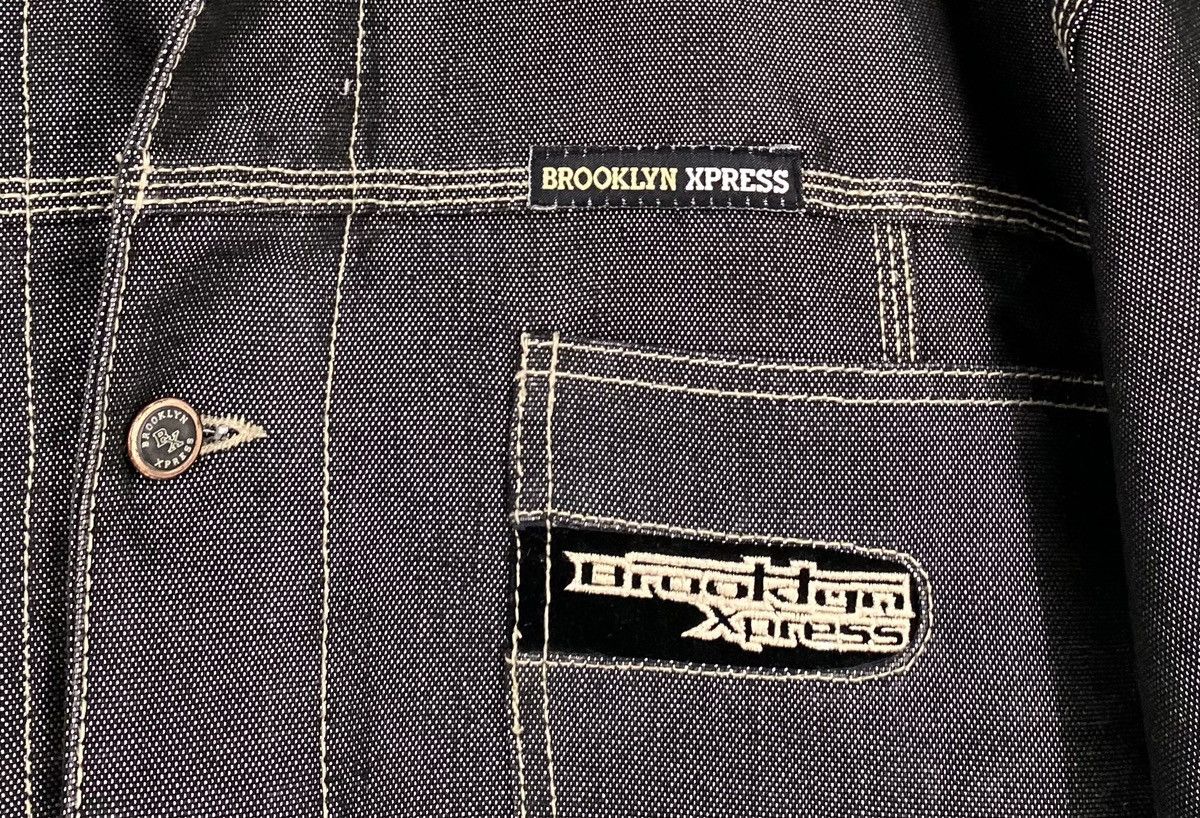 Other Vintage Y2K Brooklyn Xpress Denim Jean Jacket Men’s Size 2XL Size US XXL / EU 58 / 5 - 4 Thumbnail