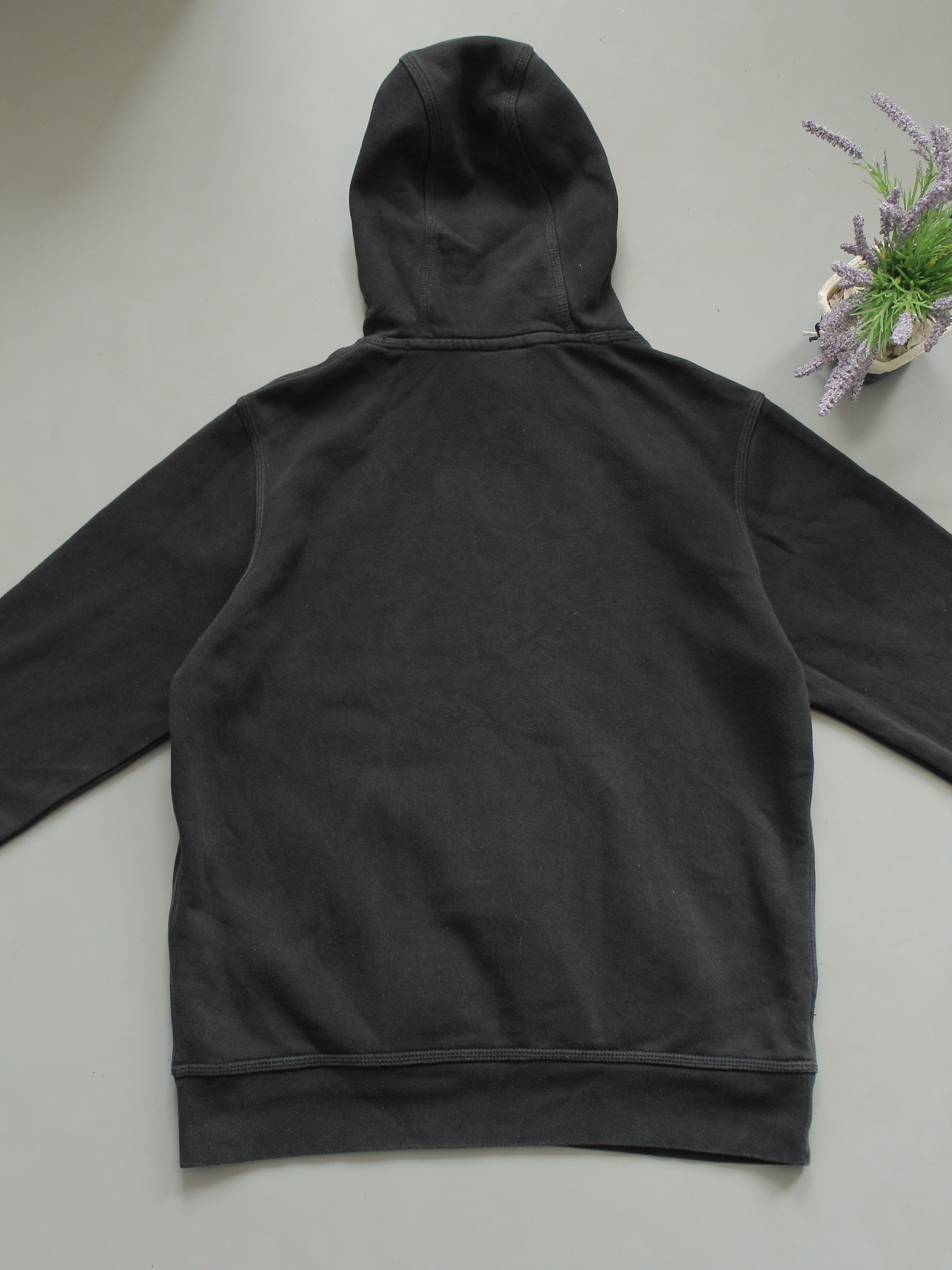 Nike × Vintage Nike Swoosh Embroided Hoodie Black Mens M Size US M / EU 48-50 / 2 - 5 Thumbnail