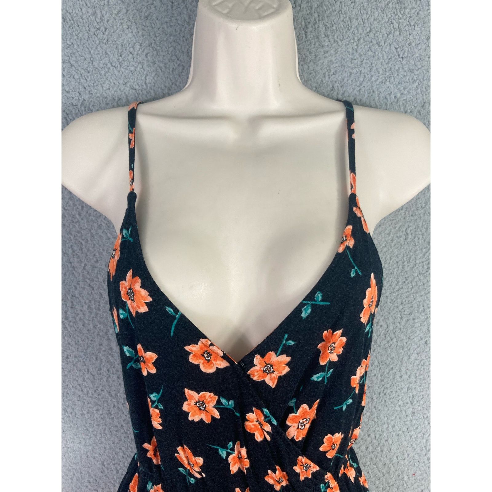 H&M H&M Women's Sleeveless Top Orange Black Size 2 Casual Size XS / US 0-2 / IT 36-38 - 5 Thumbnail