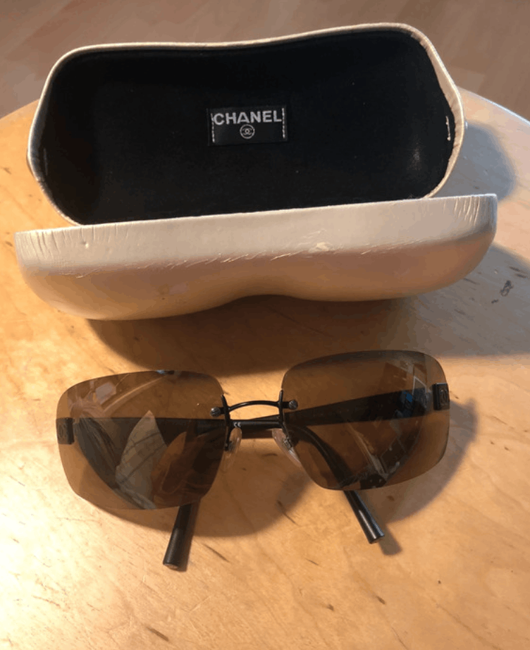 Chanel × Vintage CHANEL SUNGLASSES 4026 LOGO ICONIC 4017 Mask RI903 Size ONE SIZE - 3 Thumbnail