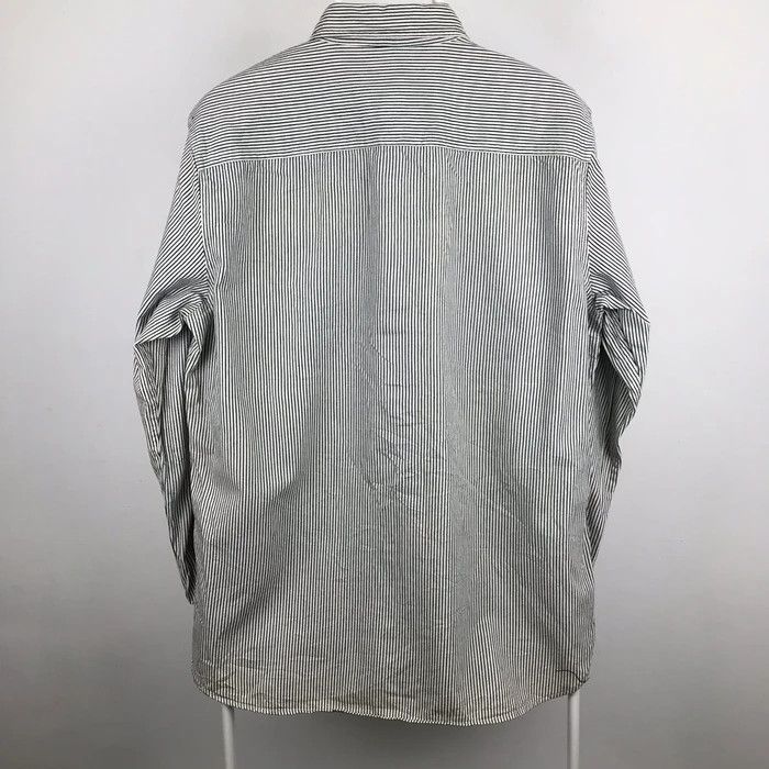 Edwin × Japanese Brand (SY0227) VTG EDWIN HICKORY STRIPE WORKWEAR SHIRT Size US XL / EU 56 / 4 - 5 Thumbnail