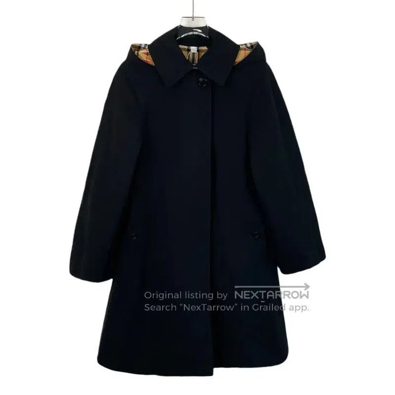 Burberry Burberry Black Cotton Women's Trench Coat. Size XS / US 0-2 / IT 36-38 - 1 Thumbnail
