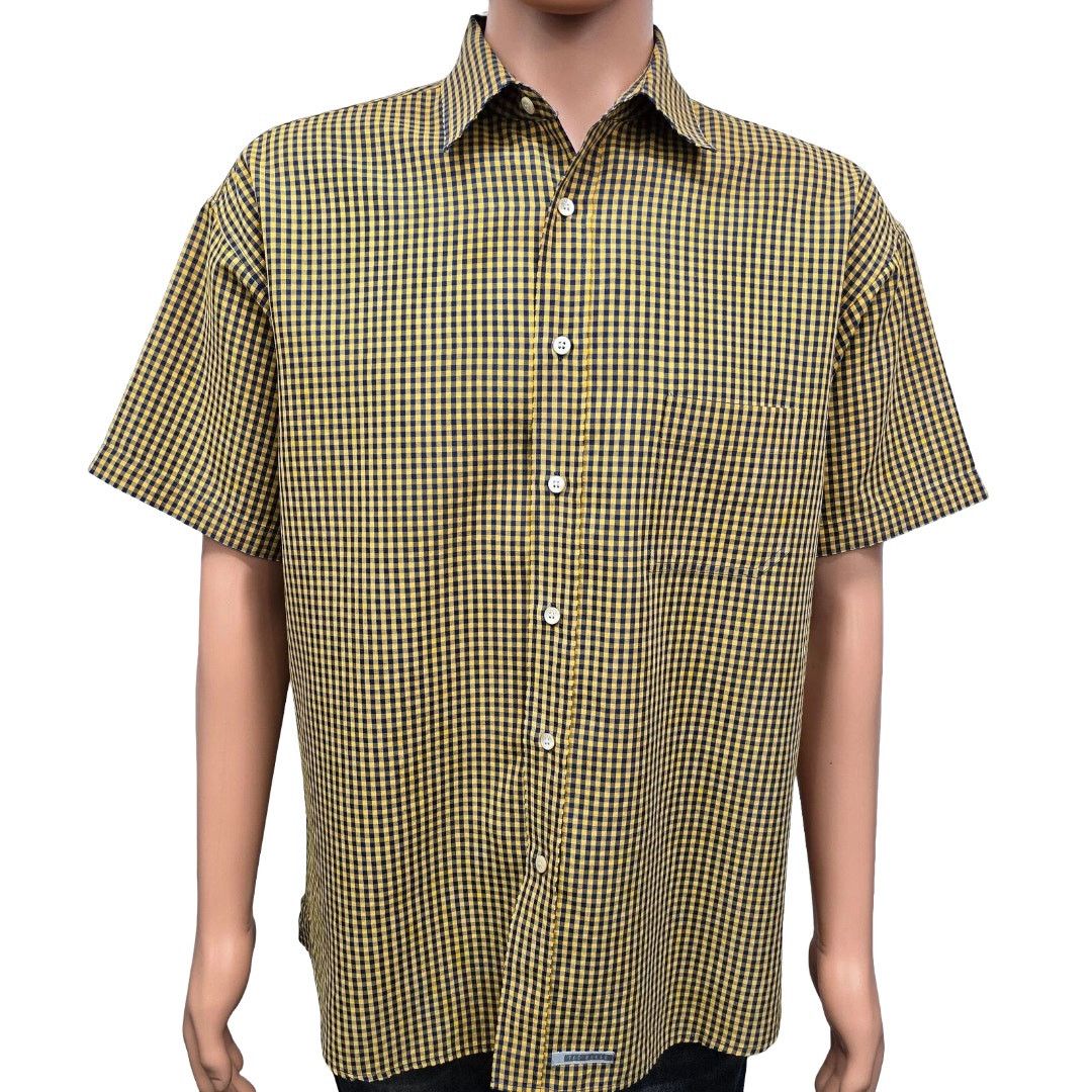 Ted Baker × Vintage TED BAKER London Men Shirt Check Size 4 L/XL Short sleeve Size US L / EU 52-54 / 3 - 2 Thumbnail