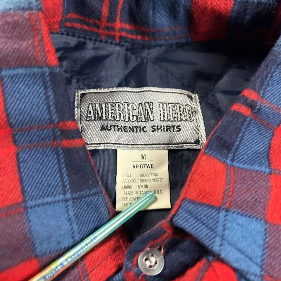 Other American Hero Jacket Men M Plaid Flannel Shacket Pearl Snap Size US M / EU 48-50 / 2 - 4 Thumbnail