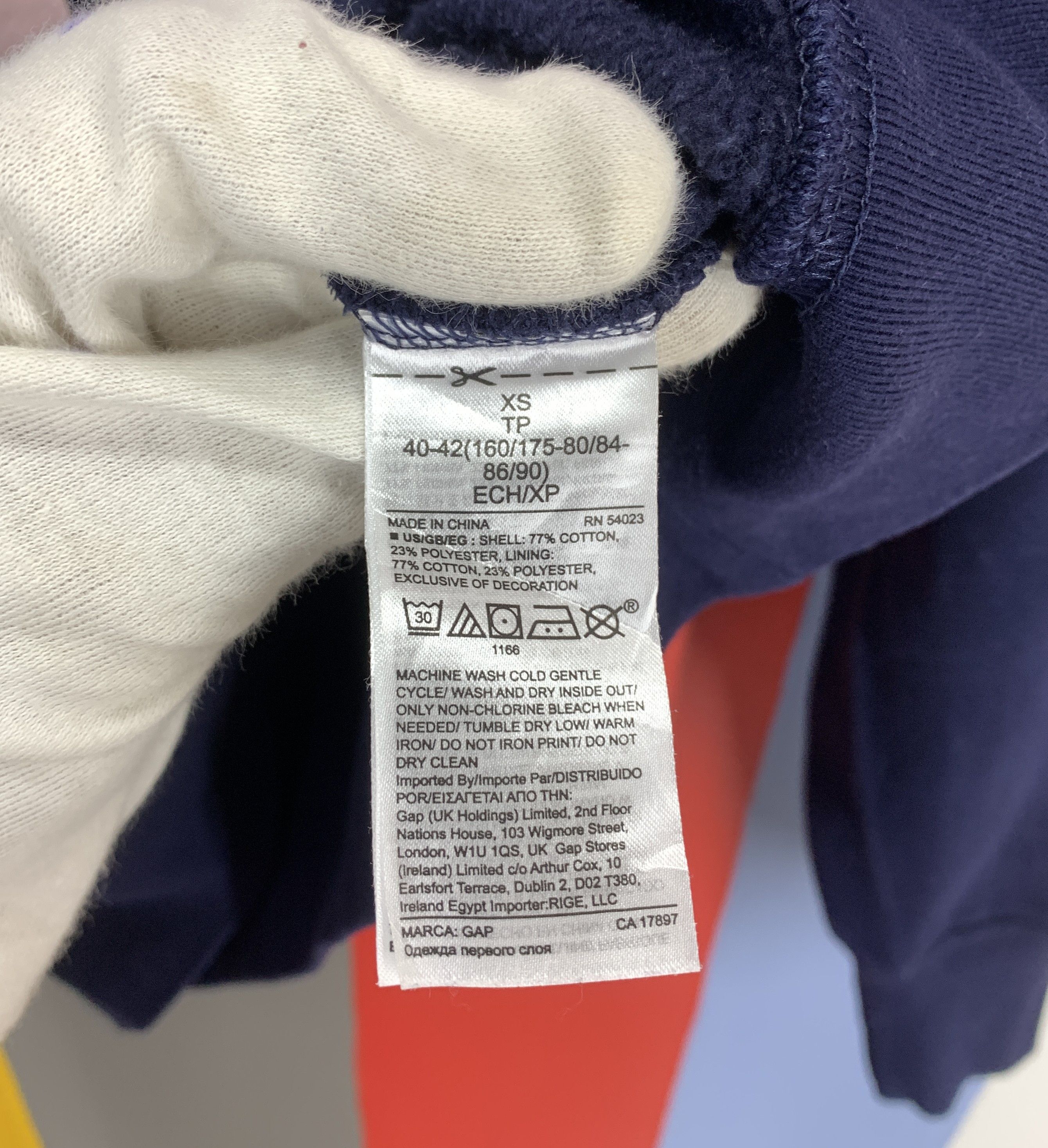 Gap GAP Hoodie Pullover #2209/21 Size US XS / EU 42 / 0 - 5 Thumbnail