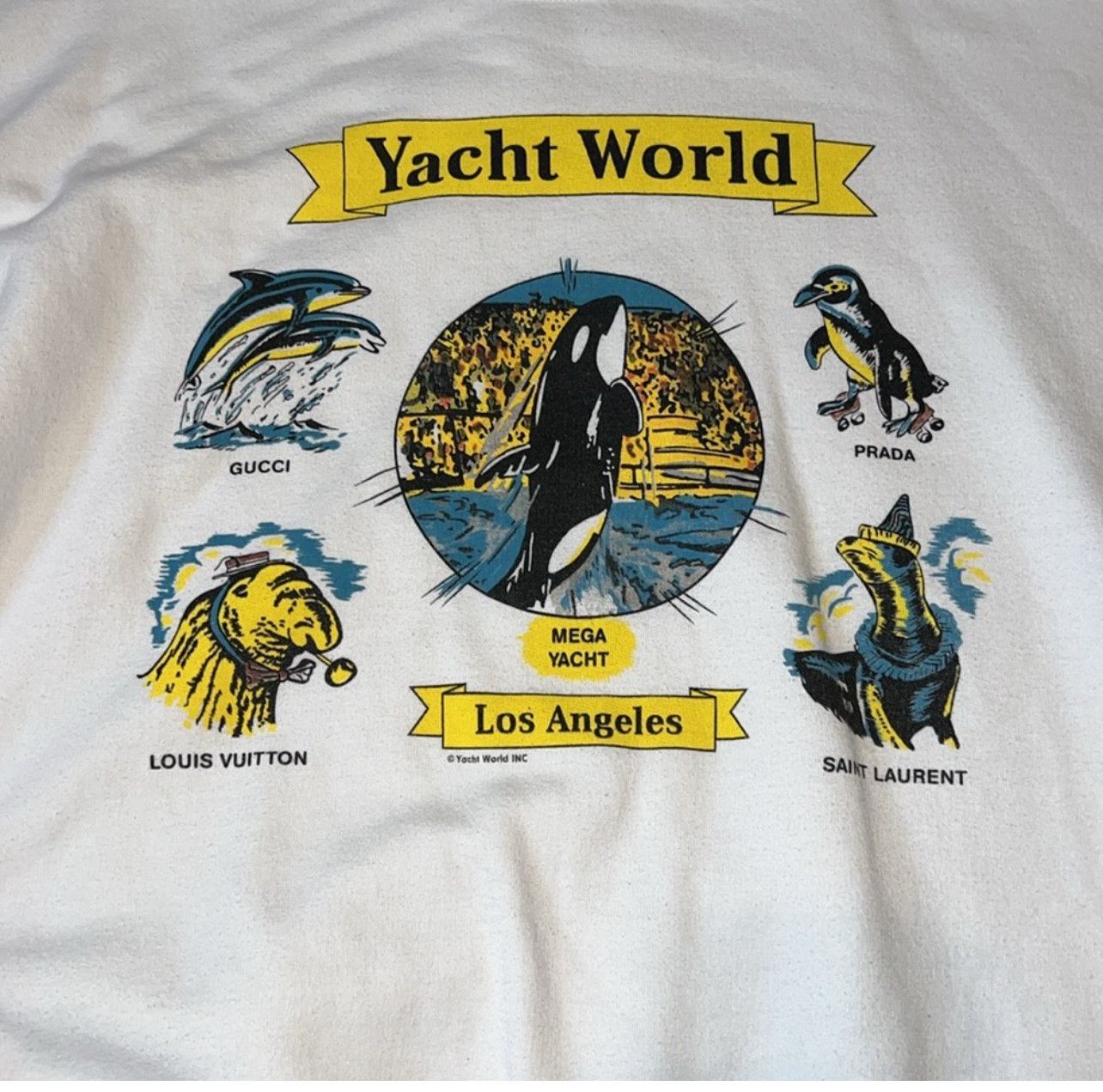 Mega Yacht Yacht World White Los Angeles SweatShirt Size US XL / EU 56 / 4 - 3 Thumbnail