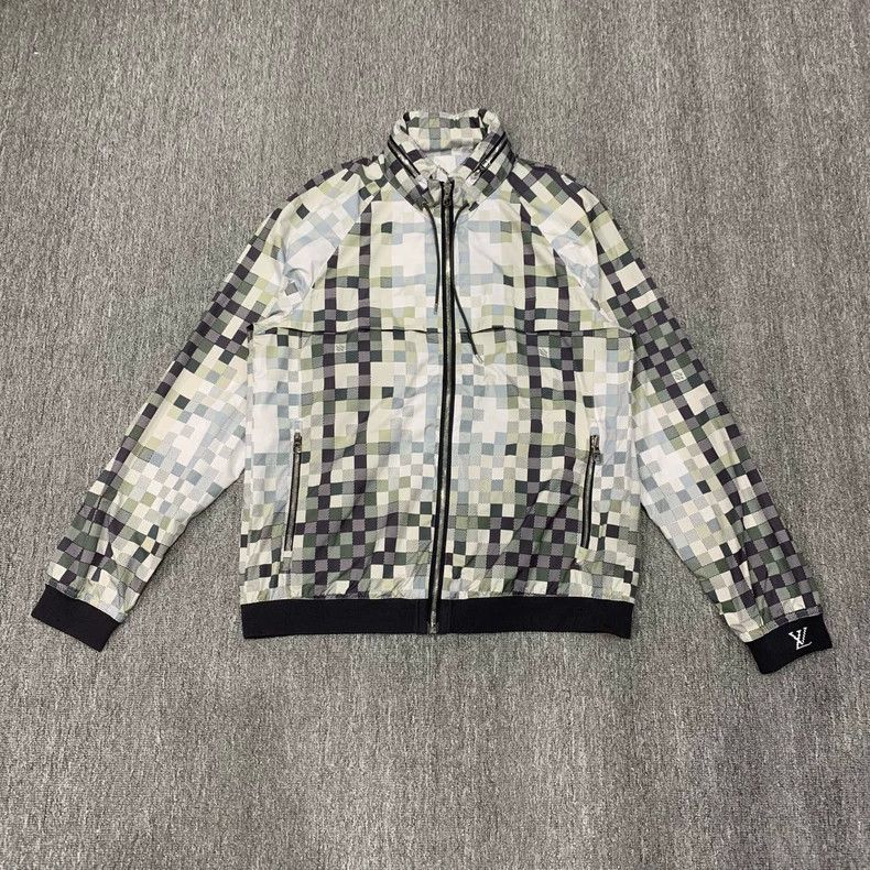Louis Vuitton LOUIS VUITTON Camo Checkerboard Punch Jacket Size US L / EU 52-54 / 3 - 1 Thumbnail