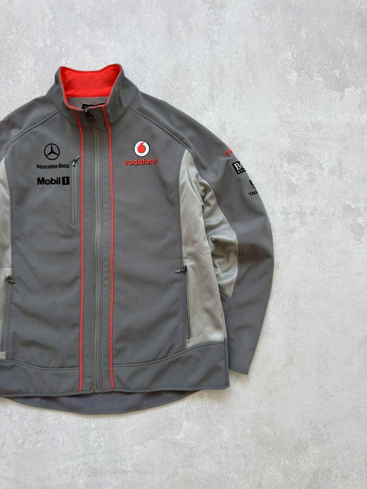 Mercedes-Benz Vodafone Mercedes Benz McLaren Soft Shell F1 Racing Jacket Size US XXL / EU 58 / 5 - 4 Thumbnail