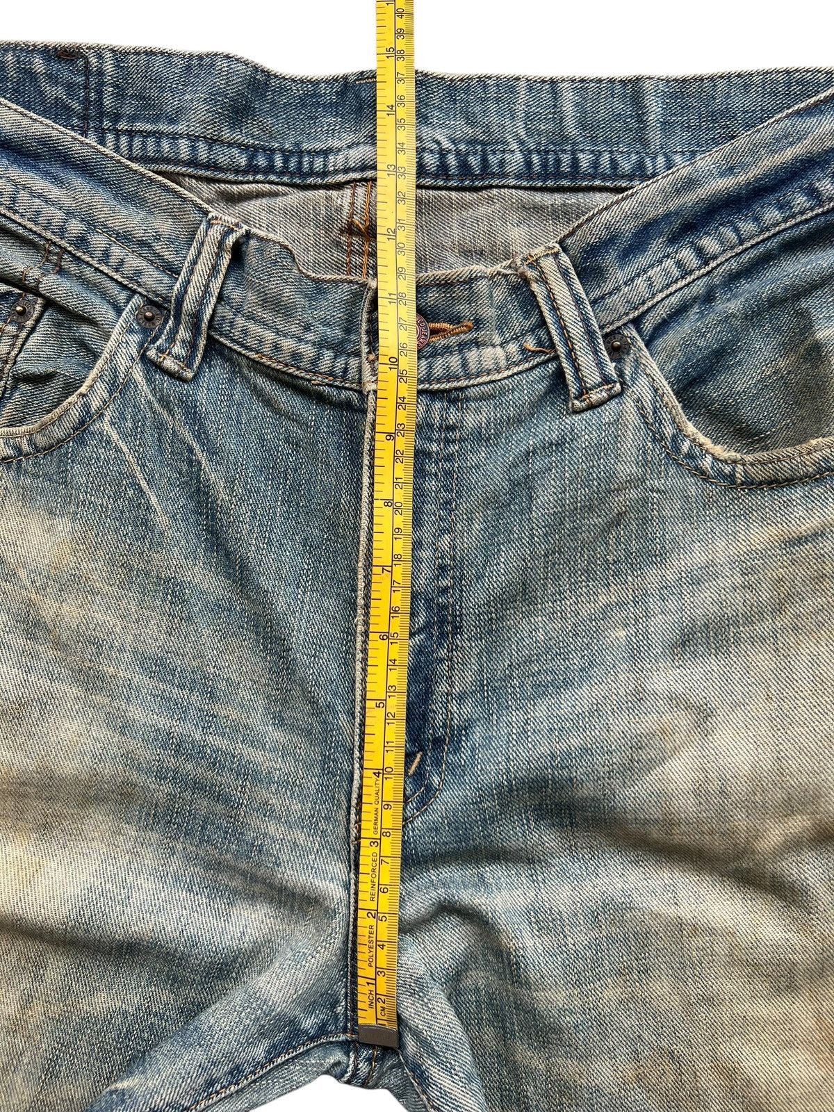 Vintage GL Heart Distressed Baggy Mudwash Denim Jeans 37x31 Size US 37 - 10 Thumbnail