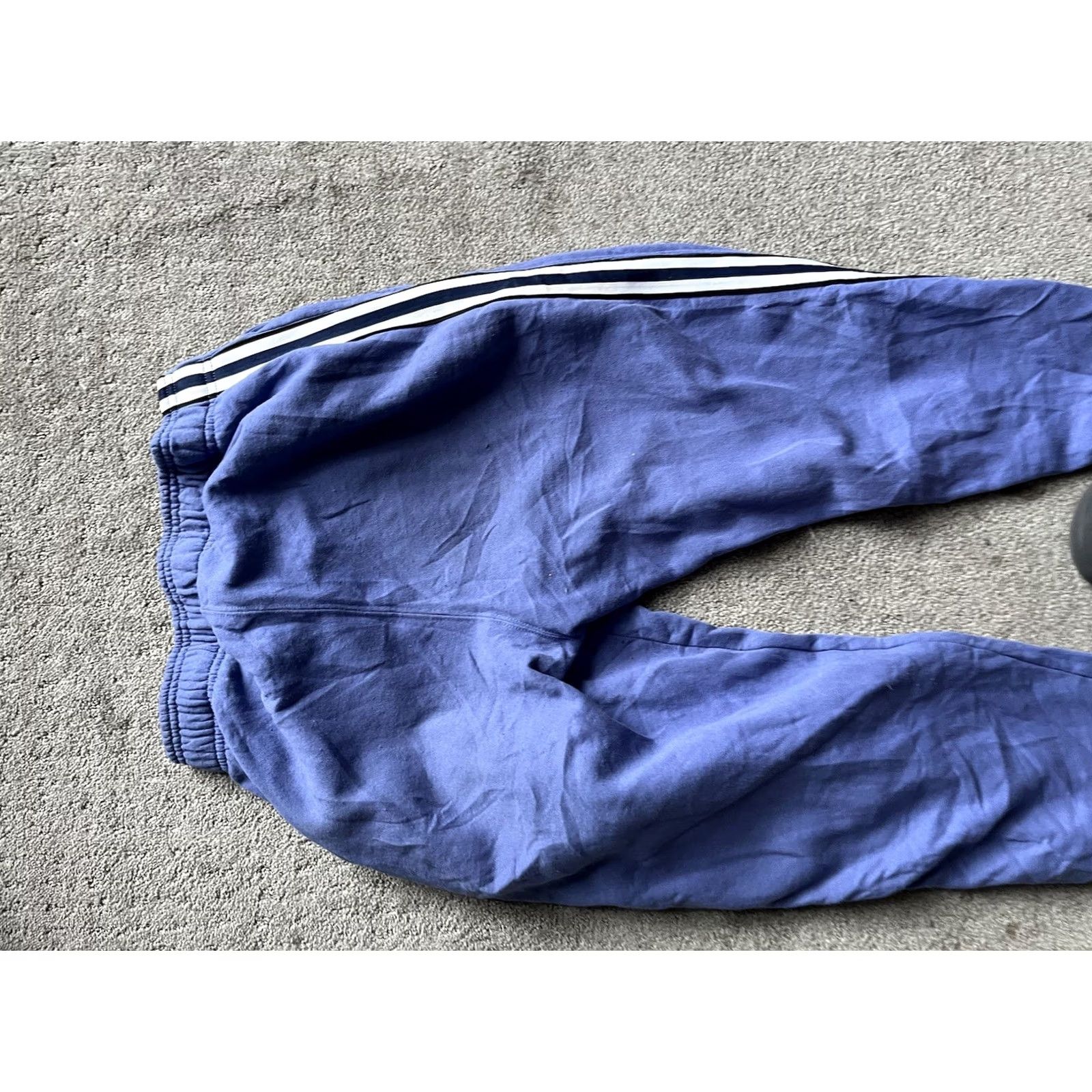 Champion Champion Sweatpants Med Blue Straight Striped Logo Authentic Men's W/ Pocket Size US 31 - 4 Thumbnail