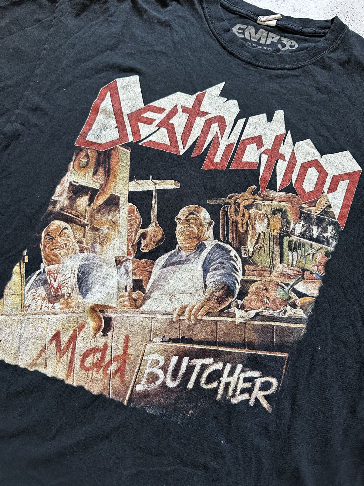Band Tees × Vintage Vintage 2001 Destruction Metal Mad Butcher T-shirt Tee Y2K Size US XXL / EU 58 / 5 - 2 Thumbnail