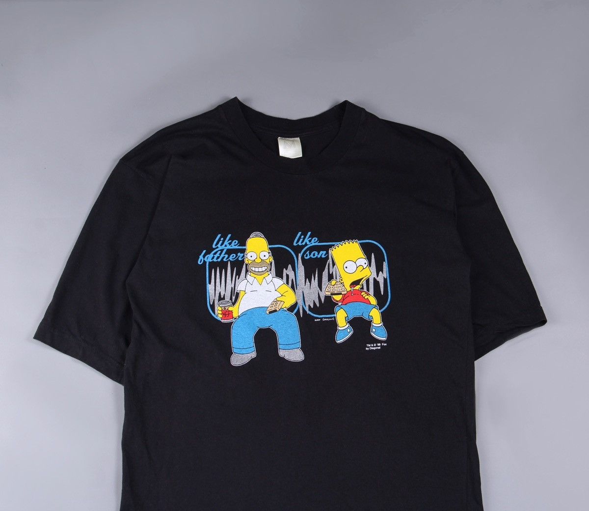 The Simpsons The Simpsons Vintage 1999 Like Father T Shirt Tee M Size US M / EU 48-50 / 2 - 2 Thumbnail