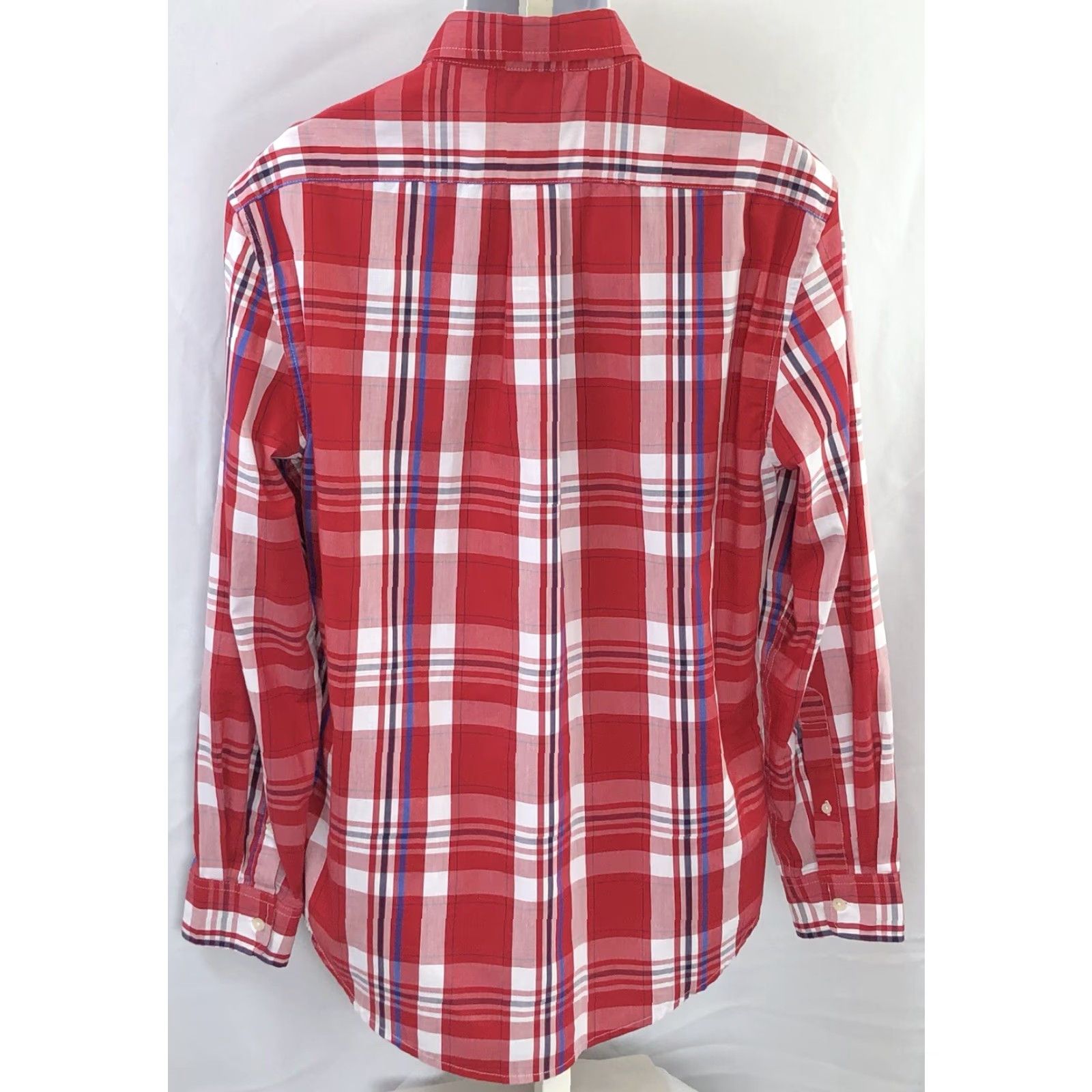 Vintage VINTAGE US Polo Assn Oxford Button Up L Red Plaid LongSleeve Pocket Preppy Western Size US L / EU 52-54 / 3 - 3 Thumbnail