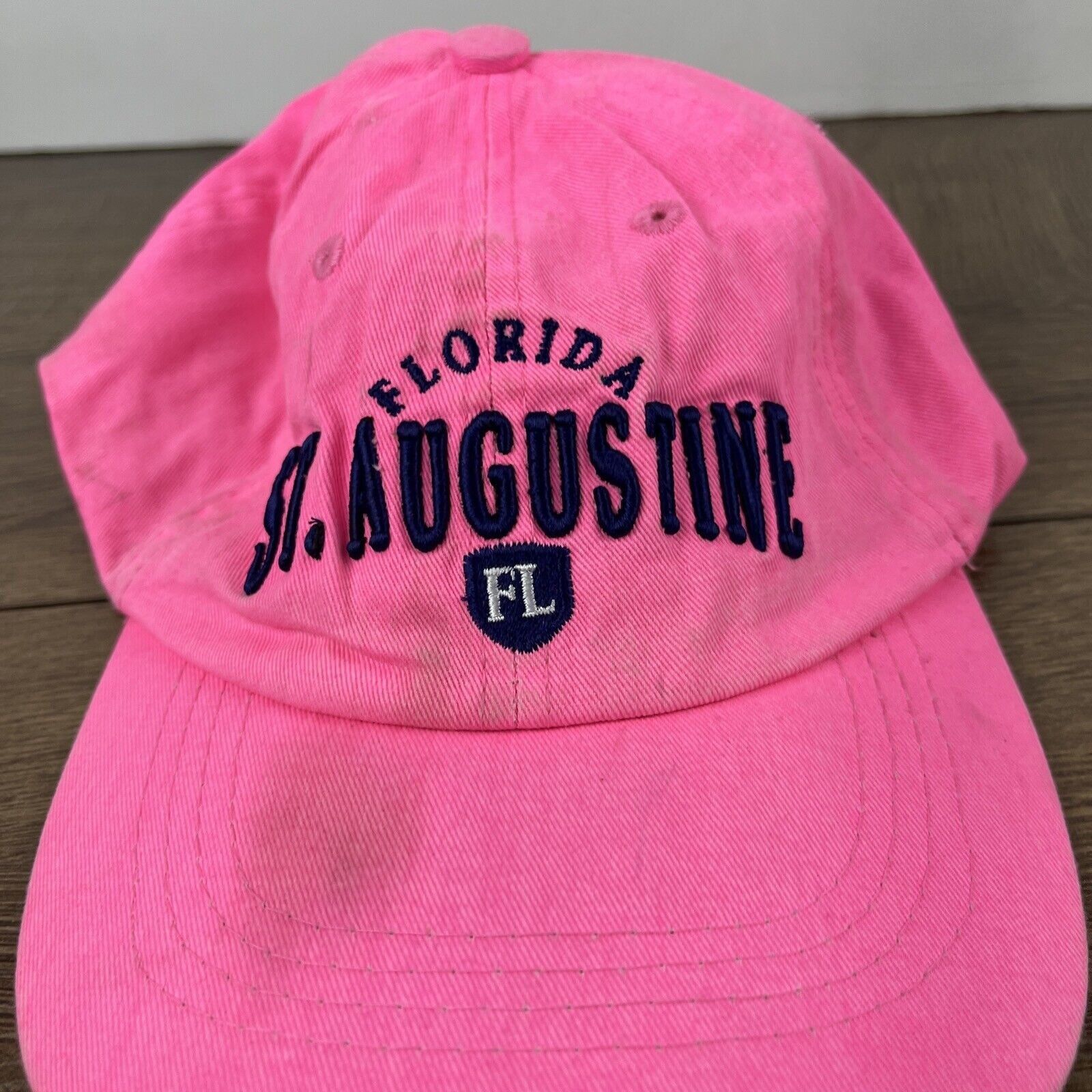 Other St. Augustine Florida Hat Pink Hat Adjustable Adult Size Hat Size ONE SIZE - 7 Thumbnail