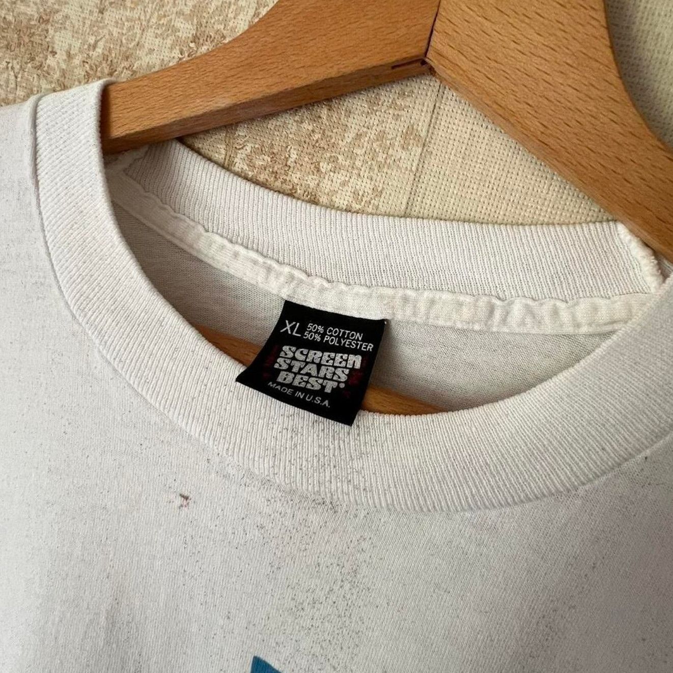 Vintage 1990s Philips Broadband Promo T-Shirt | Screen Stars | XL Size US XL / EU 56 / 4 - 3 Thumbnail