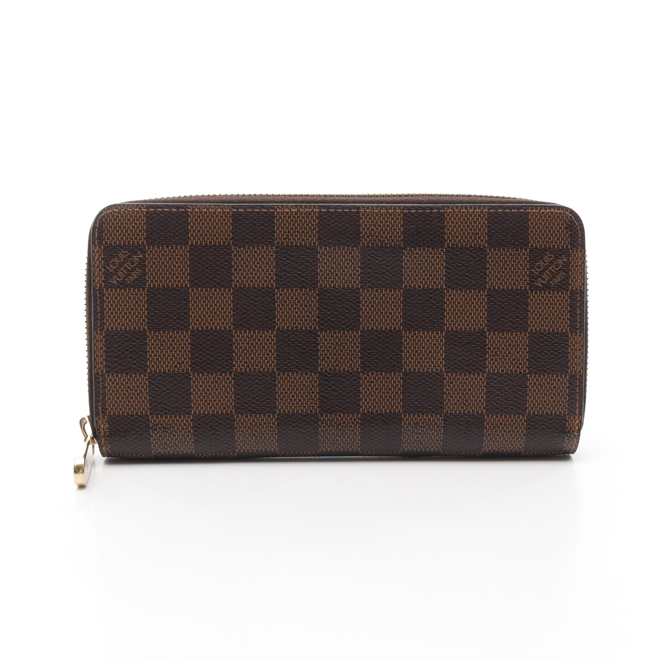 Louis Vuitton Louis Vuitton Zippy Wallet Damier Ebene Rose Ballerine Round Zipper Long Brown Size ONE SIZE - 1 Thumbnail