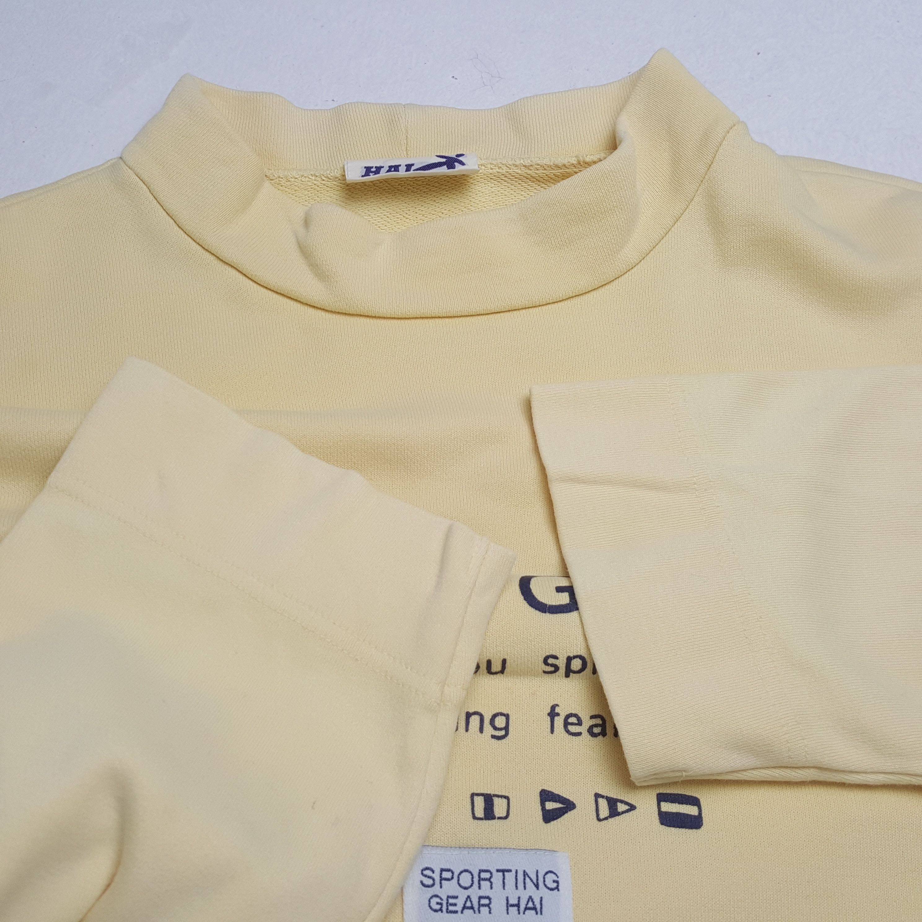 Hai Sporting Gear × Issey Miyake × Vintage HAI SPORTING GEAR by ISSEY MIYAKE Designer Sweatshirt Size US M / EU 48-50 / 2 - 8 Thumbnail
